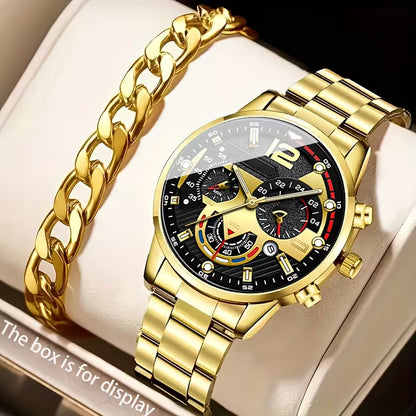 Luxury Men’s Watch Set – Timeless Style & Power