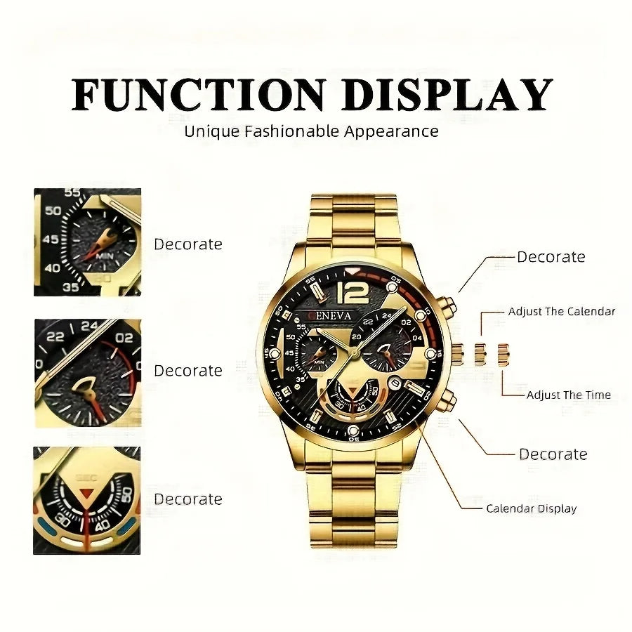 Luxury Men’s Watch Set – Timeless Style & Power