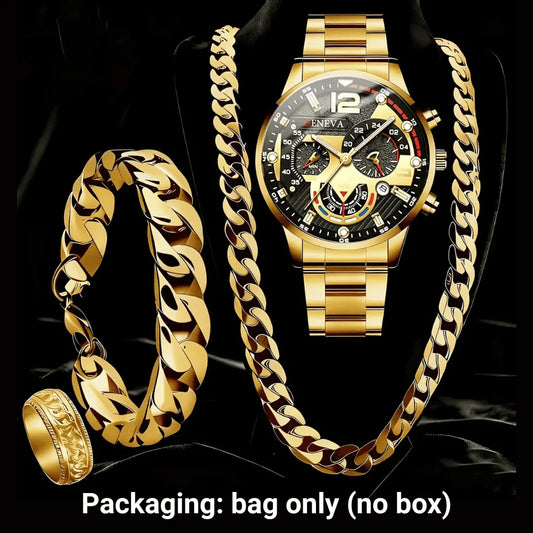 Luxury Men’s Watch Set – Timeless Style & Power - ZM